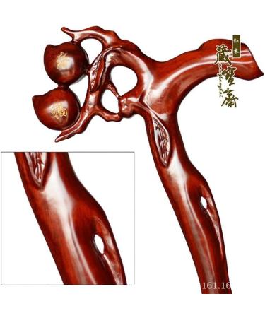 Wooden Cane Solid Walking Stick Crutch Natural Wooden Walking Stick Wood Decorated Handle Walking Stick for Men and Women. Wooden Decorative Canes and Cane for Elderly Seniors Independence - Buy Online on GoSupps.com