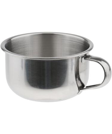 Buy Gazechimp Stainless Steel Men's Shaving Bowl with Handle | Durable Shaving Mug for Shaving Soap - International Shipping Available - Buy Online on GoSupps.com