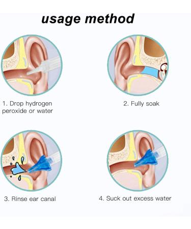 Xcello Ear Cleaning Kits 500ml Ear Washer Spray Bottle System with Professional Ear Muff Ear Wax Removal Tool for Home - Buy Online on GoSupps.com