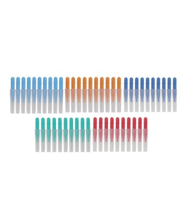 Akozon 50pcs Tooth Oral Health Teeth Cleaning Toothpick Cleaner Interdental Brush