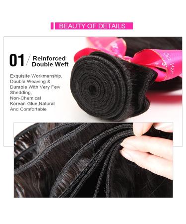 10A Brazilian Virgin Straight Human Hair Bundles - 22-28 Inches (4 Bundles) | Natural Color Hair Extensions - 100% Unprocessed - Buy Online on GoSupps.com