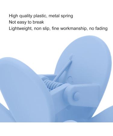 Colorful Flower Hair Clips Normal Thin Hair Styling Thick Cute Flower Claw Clip for Hair Accessories for Girlfriends(Light blue) - Buy Online on GoSupps.com