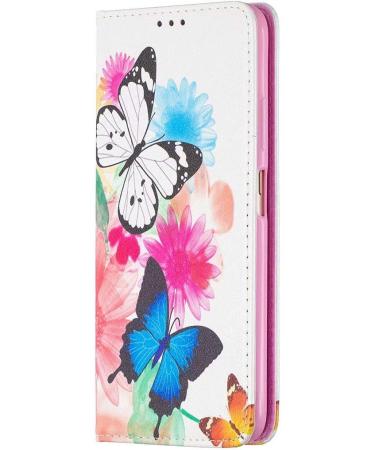 Miagon Wallet Folio Flip PU Leather Case for Samsung Galaxy A31 Creative Painted Design Full-Body Protective Cover Card Holder Kickstand Magnetic Butterfly Flower Samsung Galaxy A31 Butterfly Flower - Buy Online on GoSupps.com