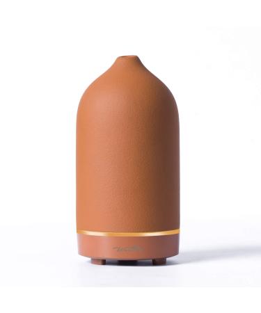 Wanlola Essential Oil DiffuserCeramic Diffuser120ml Aromatherapy Diffuser with Waterless Auto-Off Function for Home Office Room(Terracotta) - Buy Online on GoSupps.com