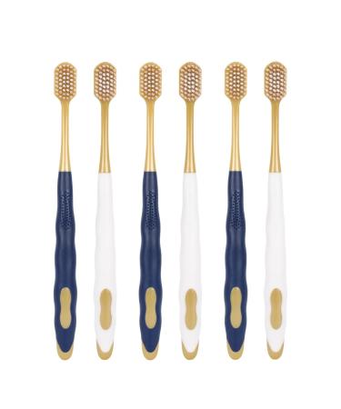 Toothbrush with soft bristles soft toothbrushes for adults soft toothbrushes in a six -pack for adults ultra -hooded toothbrush with a wide head soft toothbrush for adults gums