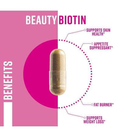 Biotin Fat Burners for Women | 5000mcg Biotin Weight Loss Diet Pills with Apple Cider Vinegar & Green Tea Extract | Gluten Free Non-GMO Vegetarian | 60 Count - Buy Online on GoSupps.com