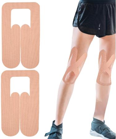 Kinesiology Tape Knee - Sports Tape for Knee Stability Pre-Cut - Breathable Pre Cut Kinesiology Tape Strips Traceless for Swimming Track Feet Neck Waist Legs - Buy Online on GoSupps.com