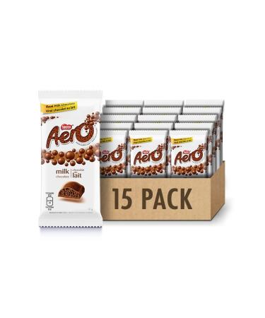 NESTL AERO Milk Chocolate Bars 97 g x 15 Bars