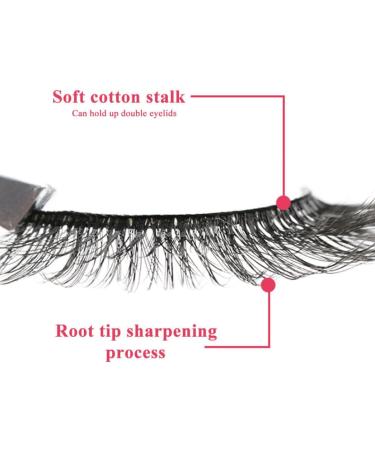 Self Adhesive Eyelashes Waterproof Thick False Lash Reusable Bushy Fluffy Eyelashes 1Pair. Bushy Style - Buy Online on GoSupps.com