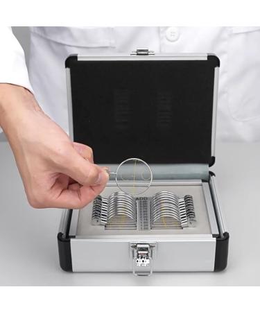 Optical Lens Optometry Rim Case 22 Pcs Ophthalmic Trial Lenses with Optical Progressive Lens Professional Eye with Aluminum Storage Case for Protection Acces Optometry Lens Set 21 * 17 * 8CM B B 21*17*8CM - Buy Online on GoSupps.com