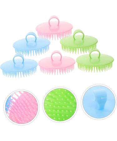 6-Piece Shampoo Brush Set - Scalp Massager & Hair Care | Peeling & Shower Brush for Healthy Hair - Buy Online on GoSupps.com