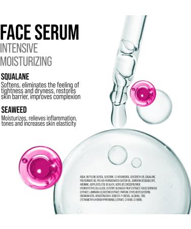7Days Revitalizing Face Serum with Squalane - Korean Anti-Aging Skincare for All Skin Types - Hydrating Serum for Skin Repair and Restoration - Moisturizing Facial Serum - Buy Online on GoSupps.com