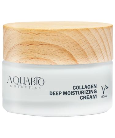 AQUABIO COSMETICS Face Moisturizer Collagen Cream | Say Goodbye to Aging With Natural Formula Anti-Aging Collagen Face Cream | Use It As Both Day and Night Face Skincare Collagen Moisturizer - Buy Online on GoSupps.com