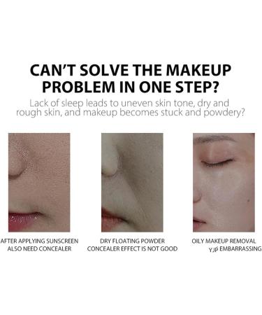 4-in-1 Medium Spectrum Foundation Make-up Long-lasting Waterproof Imitation Foundation Make-up Fully Covered with Concealer SPF50+ (2PC) - Buy Online on GoSupps.com