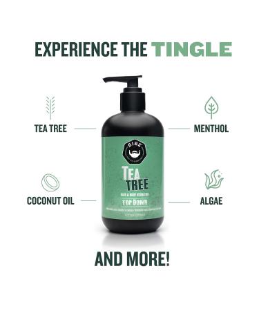GIBS Top Down Hair and Body Hydrator - Tea Tree Moisturizer for Hair and Skin 12 oz - Buy Online on GoSupps.com