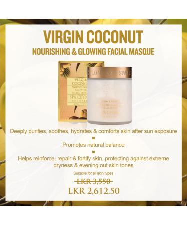 Buy SPA CEYLON Virgin Coconut Nourishing & Glowing Facial Masque | International Shipping Available - Buy Online on GoSupps.com