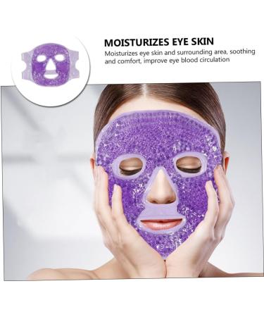 Angoily Ice Beauty Ice Gel Reusable Allergies Relief Anti-Wrinkle Anti-Aging Cooling Facial Hot Cold Cosmetic Big PVC Purple - Buy Online on GoSupps.com