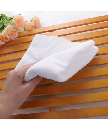 50PCS Cotton Absorbent Washcloths Set for Bathroom | Soft Face Towels for Hotel, Kitchen, Spa | 12X12 inches - Buy Online on GoSupps.com