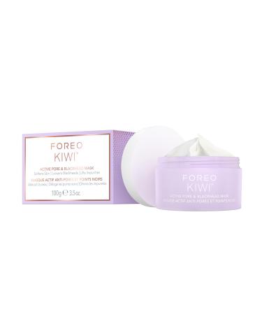 FOREO KIWI Active Pore & Blackhead Mask 100g - Blackhead Remover - Clay Mask & moisturizing Jojoba Oil - Pore Minimizer - Skin Purifying & Detox Face Mask - Vegan & Cruelty-free - All Skin Types