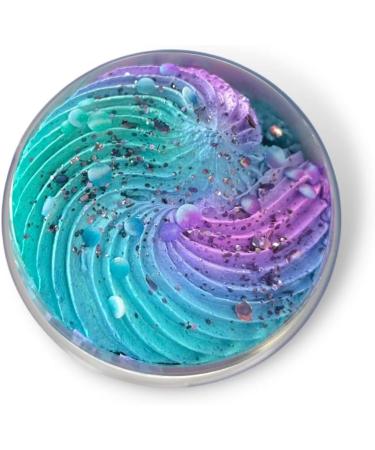 Sassy Shop Bath - Whipped Soap Neon Mermaid - Cleanse and Nourish the Skin With Uplifting Fragrance - Gentle and Suitable for all Skin Types - Vegan Friendly - 115g - Buy Online on GoSupps.com