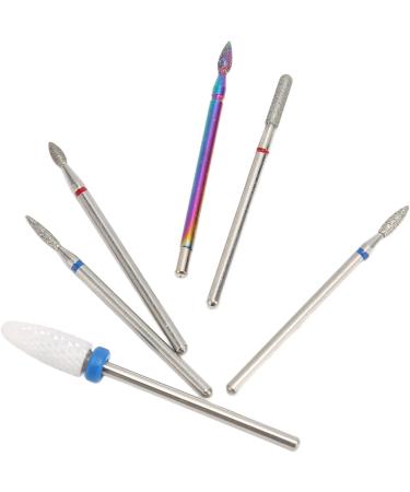 Cuticle Remover Bit Set Cuticle Bit Ceramics Rotate for Salon - Buy Online on GoSupps.com