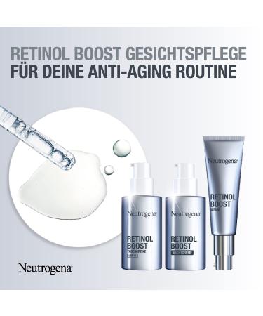 Neutrogena Retinol Boost Gift Set | Anti-Aging Day Cream with SPF Night Cream & Serum - 3-Part Skincare Set for Improved Complexion & Reduced Wrinkles - Buy Online on GoSupps.com