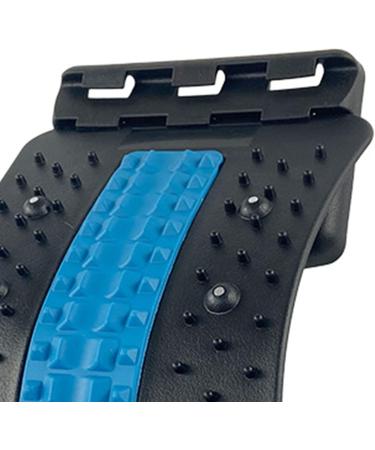 Buy Verdant Touch Spine Deck Back Massage Device - Adjustable 3-Step Lumbar Cracker Stretcher in Blue & Black - International Shipping Available - Buy Online on GoSupps.com