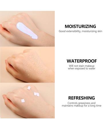 Buy HEXZE Makeup Primer - Hydrating Face Primer for Pores Fine Lines | Natural Matte Finish #02 Purple | International Shipping Available - Buy Online on GoSupps.com