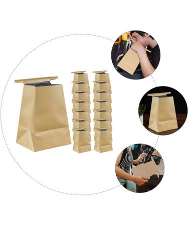 15pcs Kraft Paper Vomit Bags | Light Brown Mini Trash Bags for Travel - Buy Online on GoSupps.com