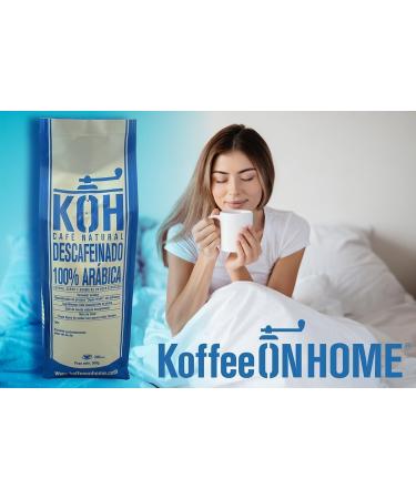 KoffeeONHOME Caf en grains d caf in l'eau - 100 % arabica - torr faction naturelle - 500 g 500 g (Lot de 1) - Buy Online on GoSupps.com