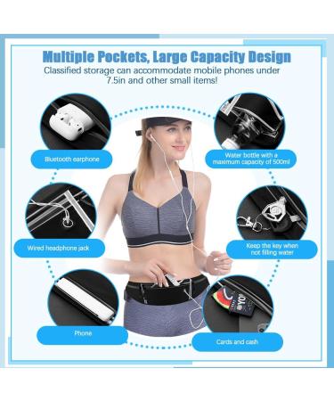 Buy Sltaxar GU Sports Belt Bag - Waterproof Running Belt for Mobile Phones Under 7.5in | Ideal for Men & Women | Insulin Pump Pocket | Reflective & Lightweight - Buy Online on GoSupps.com