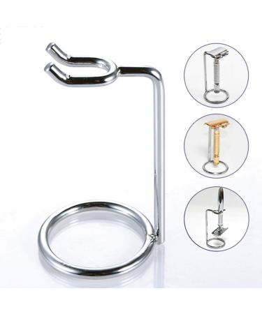 ONDIAN Chuncin Men's Double Edge Metal Shaving Brush Stand Holder - Premium Razor Accessory for a Superior Shave | International Shipping Available - Buy Online on GoSupps.com