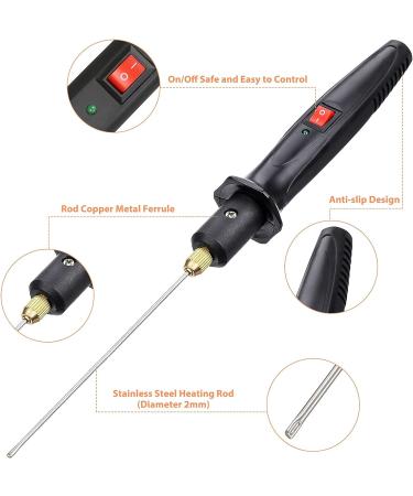 Foam Cutter  Upgraded Electric Hot Knife With Button and Power Light  100-240V/15W Hot Knife 10CM Styrofoam Cutting Pen with Electronic Voltage Transformer Adaptor - Buy Online on GoSupps.com