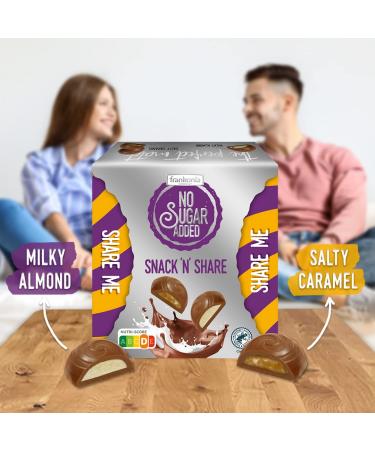 Frankonia No Sugar Added Snack 'n' Share Mix Box - Delicious Caramel Treat - 120g for Healthy Indulgence - Buy Online on GoSupps.com