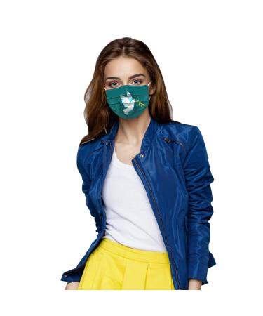 50 pieces of mouth protection adults one-way 3-layer with a world peace pigeon motif colored mouth and nose protection print cloths breathable mouth-cloth bandana necker scarf scarf for men women (g 50pcs)