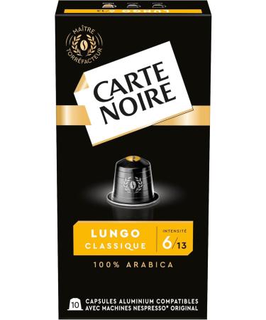 CARTE NOIRE - Assortiment de 8 x 10 Capsules Aluminium - Compatibles Nespresso - N 6 Lungo N 7 Classique N 9 Intense Secrets de nature N 5 D caf in Cuv e de caract re Puissant N 11 N 6 N 7 N 9 N 5 Bio - Buy Online on GoSupps.com