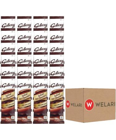 Galaxy Instant Hot Chocolate Sachet Drink Powder 25g Stick Commercial Pack of 24 Catering Hospitality Frothy Beverage with Welari Thank You Card (24pack) - Buy Online on GoSupps.com