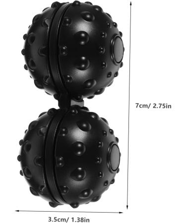 Clispeed 2ST Yoga Balls & Peanut Massage Balls - Black Trigger Point Roller for Deep Tissue Relief - Buy Online on GoSupps.com