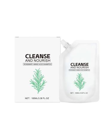 Shampoo with rosemary amino acids for growth and thinning hair fights hair loss through hydrolyzed keratin strengthens the scalp and reduces breakage gentle cleansing 1
