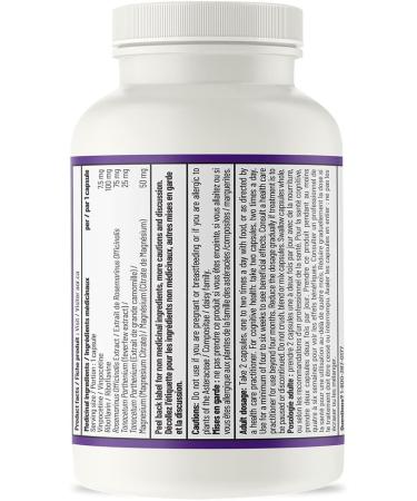 AOR Migraine Manager 60 Caps - Balanced Support with Vinpocetine Riboflavin Feverfew Extract & Magnesium Citrate - Brain Health Supplement for Adults - Natural Calm for Head Comfort & Sleep Support - Buy Online on GoSupps.com