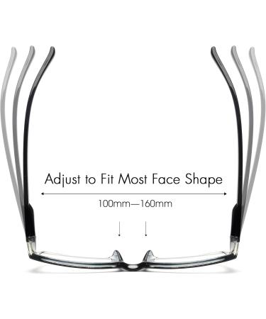 JM 4 Pack Women's Reading Glasses - Spring Hinge Fashion Pattern Readers in Mixed Colors - 3.5x Magnification - Buy Online on GoSupps.com