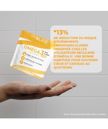 INOLAB Omega 3 DHA EPA EPAX I Huile de Poisson Sauvage ultra concentr e 80% EPA/DHA I Om ga 3 faible indice Totox. - Buy Online on GoSupps.com
