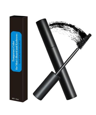 Ey brow cream for men 0.3 ounce eyebrow toning tinted beard cream |Waterproof bartpinsel dye with a brush-tinted beard cream graybeard dye for wiping festivals Eastuy black