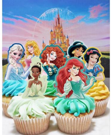 Cupcake Toppers Birthday Cake Decorations Party Supplies Decor 30 counts - Buy Online on GoSupps.com