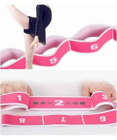 Xingmo Kids Stretch Band with Multi Loops - Pink Latin Yoga Exercise Trainer - Buy Online on GoSupps.com