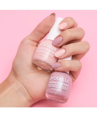 Probelle Tinted Nail Strengthener Nail Strengthening Treatment Nail Growth and Repair Stops Peeling Splits Chips Cracks and Strengthens Nails (Pastel Purple) - Buy Online on GoSupps.com