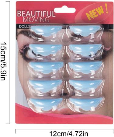 Lash Lift Eyelid Pads | 5 Pairs Reusable Lash Lift Supplies - Reusable Silicone Eyelash Pad Lash Lift Supplies Lower Pads for Men Skin-Friendly - Buy Online on GoSupps.com