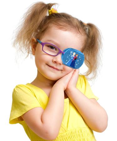 Eye Patch- Sisters Eyeglass Eye Patch for Children by Patch Pals (Left Eye Coverage)
