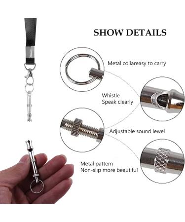 Buy Gheart Ultrasonic Dog Whistle - Adjustable Frequency Training Tool | Professional Silent Dog Whistle with Lanyard - 2 Pack for Effective Dog Training - Buy Online on GoSupps.com