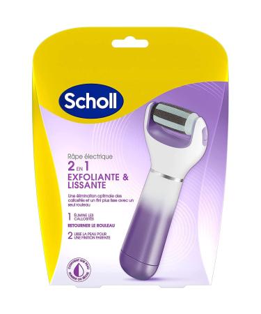 Scholl 6 Velvets Smooth grater electric pink diamond crystals and peeling